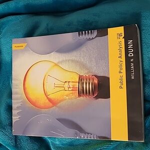 Public policy analysis 5th Ed. Paperback book By William N. Dunn